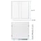 Luxrite 2x2 FT Troffer LED Panel Lights 3CCT 3500K-5000K 25/30/35W Up to 3850LM 0-10V Dimmable DLC UL, 2PK LR25705-2PK - alternate 4